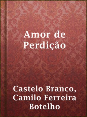 cover image of Amor de Perdição